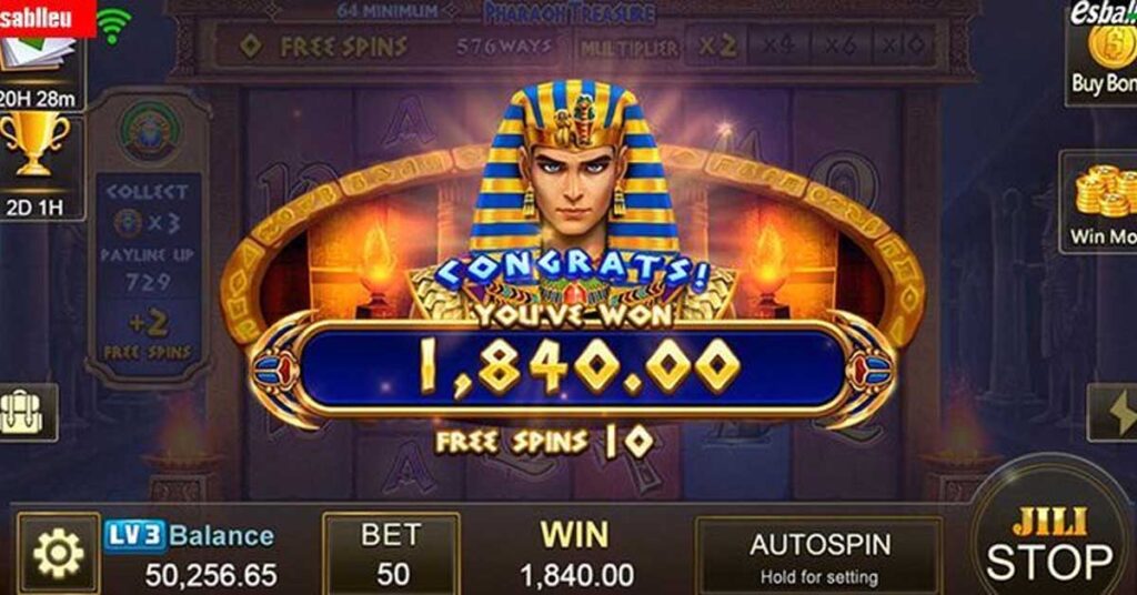 Pharaoh Treasure RTP and Volatility